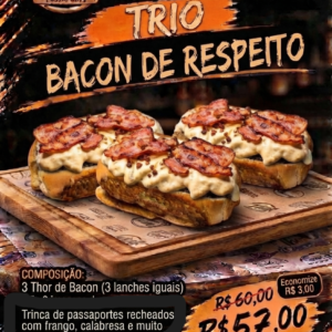 Trio Bacon de Respeito